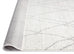 Neera Grey and Ivory Abstract Diamond Rug