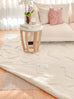 Akkira Abstract Cream Washable Wool Rug