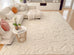Akkira Abstract Cream Washable Wool Rug