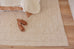 Allison Cream Beige Modern Cotton Washable Rug