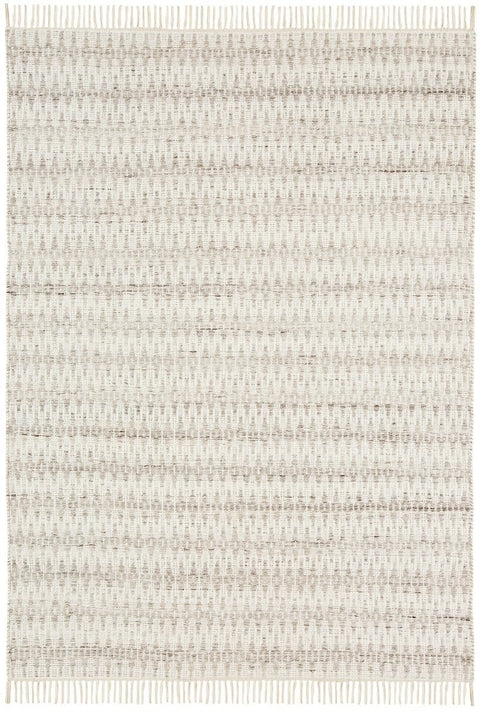Alva Taupe & Ivory Flatweave Indoor Outdoor Rug