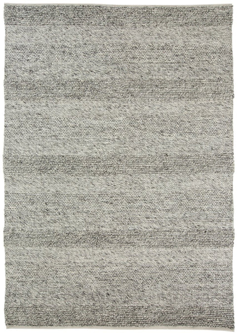 Amalie Grey Braided and Looped Rug