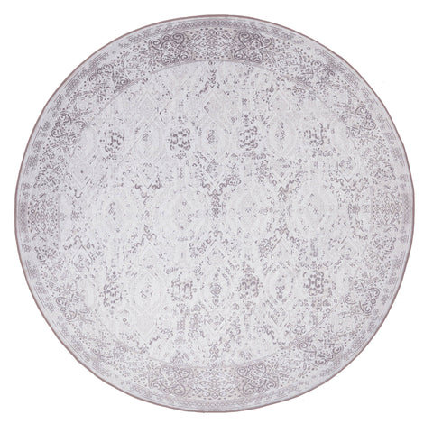 Andi Grey Plush Rollie Pollie Round Playmat