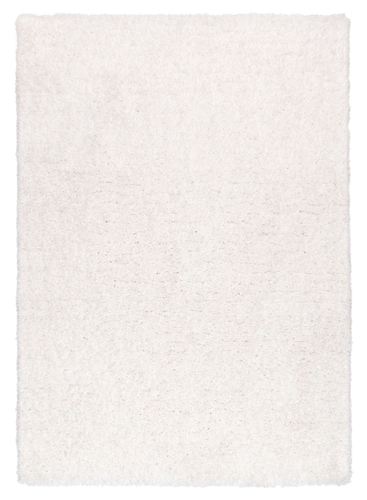Athena Ivory Handmade Shag Rug