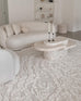 Aurora Ivory Cream Abstract Textured Rug