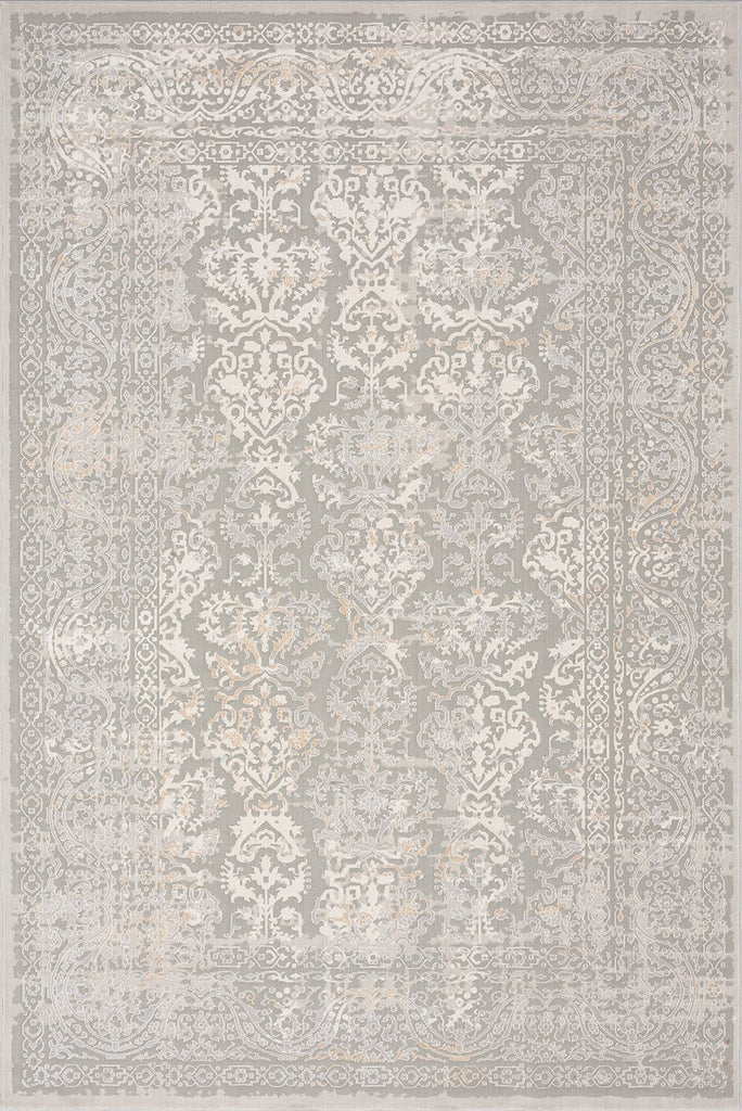 Aylin Cream Ivory And Grey Traditional Floral Rug *NO RETURNS UNLESS FAULTY