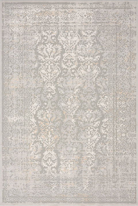 Aylin Cream Ivory And Grey Traditional Floral Rug *NO RETURNS UNLESS FAULTY