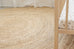 Celeste Natural Brown Scalloped Jute Round Rug