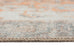 Ceren Orange and Blue Traditional Distressed Washable Rug