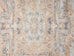 Ceren Orange and Blue Traditional Distressed Washable Rug