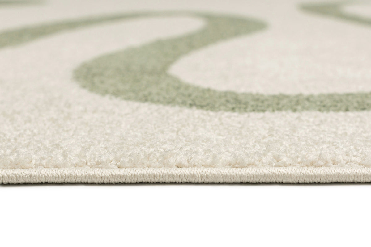 Clarine Green Floral Rug