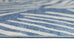 Clarissa Blue Palm Print Washable Rug