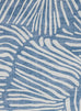 Clarissa Blue Palm Print Washable Rug