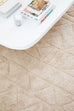 Coco Ivory Tribal Textured Washable Shag Rug