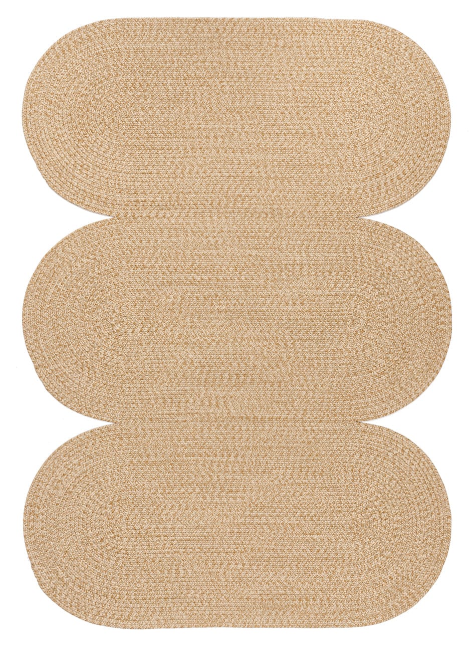 Cynthia Beige Modern Braided Indoor Outdoor Rug