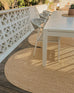Cynthia Beige Modern Braided Indoor Outdoor Rug