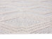 Dayna Ivory and Grey Textured Diamond Tribal Runner Rug