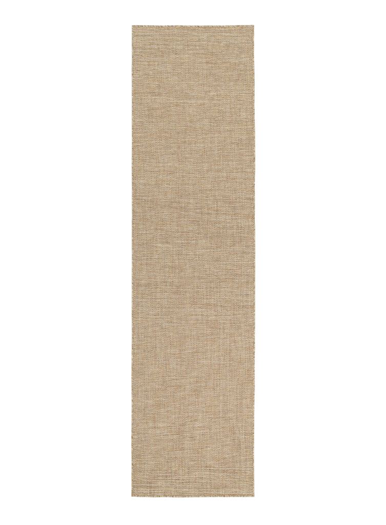 Dune Natural Beige Woven Indoor Outdoor Runner Rug