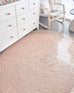 Esperance Pink Hand-Braided Round Jute Rug