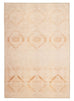Esther Cream and Peach Tribal Washable Rug