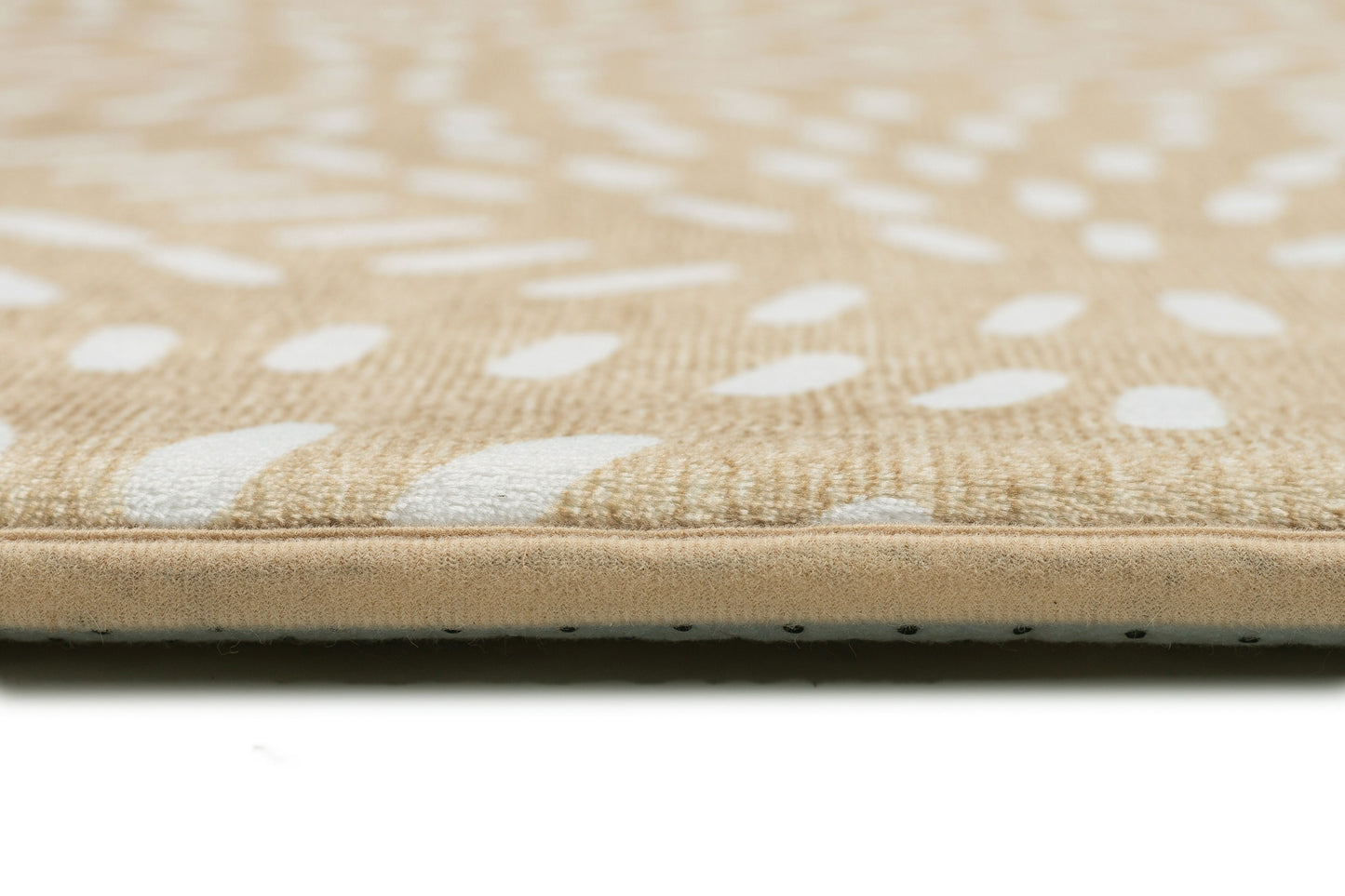 Eula Beige and Light Beige Abstract Rollie Pollie Playmat