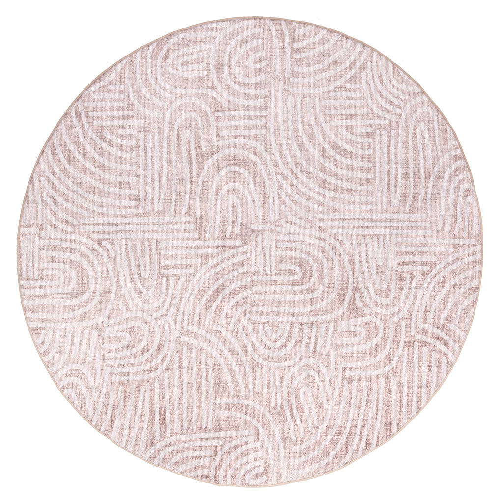 Fifi Cream Plush Rollie Pollie Round Playmat