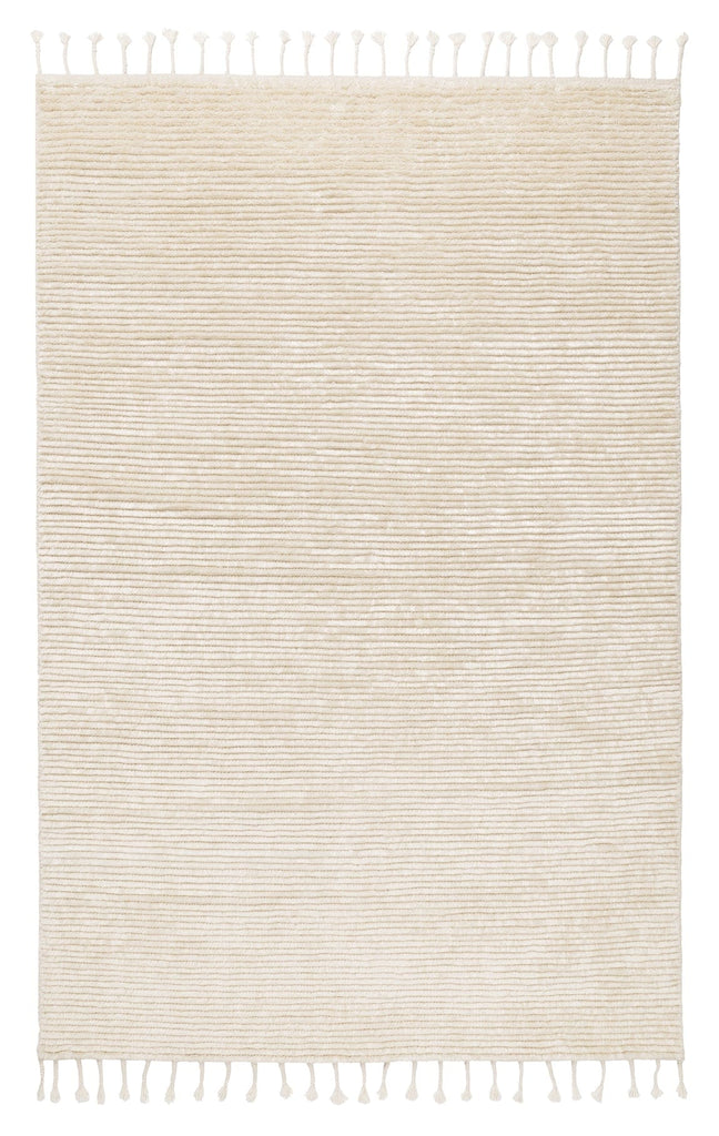 Ginta Luxe Ivory PET Cut Pile Rug