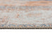 Halima Orange and Blue Traditional Distressed Washable Rug