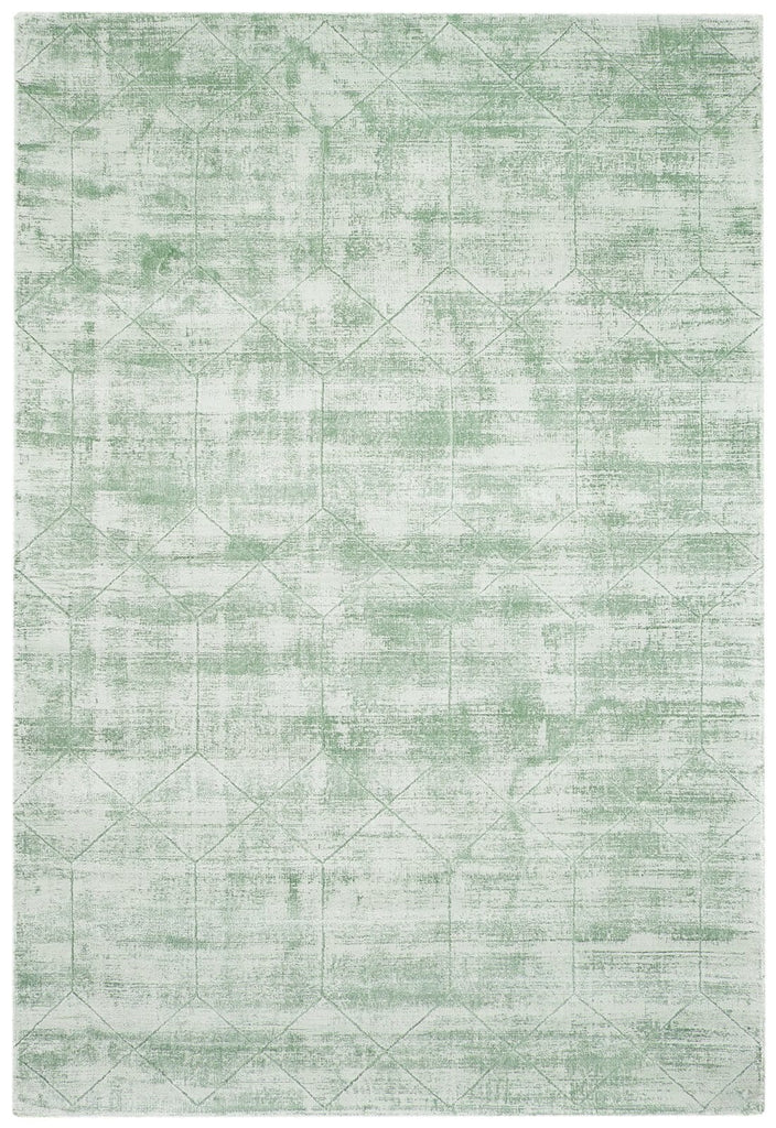Harley Mint Green Geometric Viscose Rug