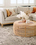 Harriette Ivory and Grey Lustrous Transitional Rug
