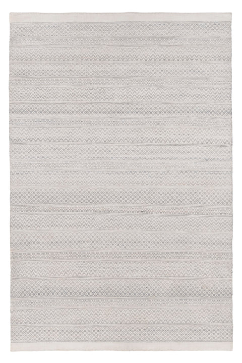 Hazel Cream and Grey Indoor Outdoor PET Rug