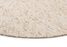 Indya Marbled Cream and Beige Chunky Wool Round Rug