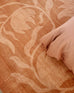 Iras Rust Botanical Washable Rug