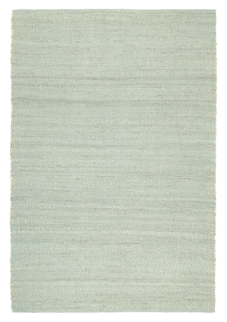 Ishani Green Flatweave Jute and Cotton Rug