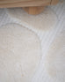Jacinta Ivory Abstract Round Rug
