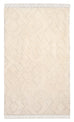 Jahna Cream Beige Diamond Tribal Washable Rug