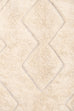 Jahna Cream Beige Diamond Tribal Washable Rug