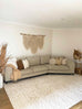 Josephine Ivory and Cream Tribal Transitional Rug