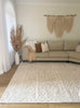 Josephine Ivory and Cream Tribal Transitional Rug