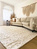 Josephine Ivory and Cream Tribal Transitional Rug