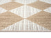 Kalei Brown and Ivory Checkered Flatweave Indoor Outdoor Rug