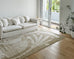 Kallua Textured Abstract Neutral Washable Rug