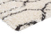 Kandake Cream & Black Tribal Shag Rug