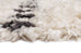 Kandake Cream & Black Tribal Shag Rug