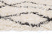 Kandake Cream & Black Tribal Shag Rug