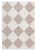 Kelsey Ivory and Beige Checkered Rug