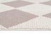 Kelsey Ivory and Beige Checkered Rug