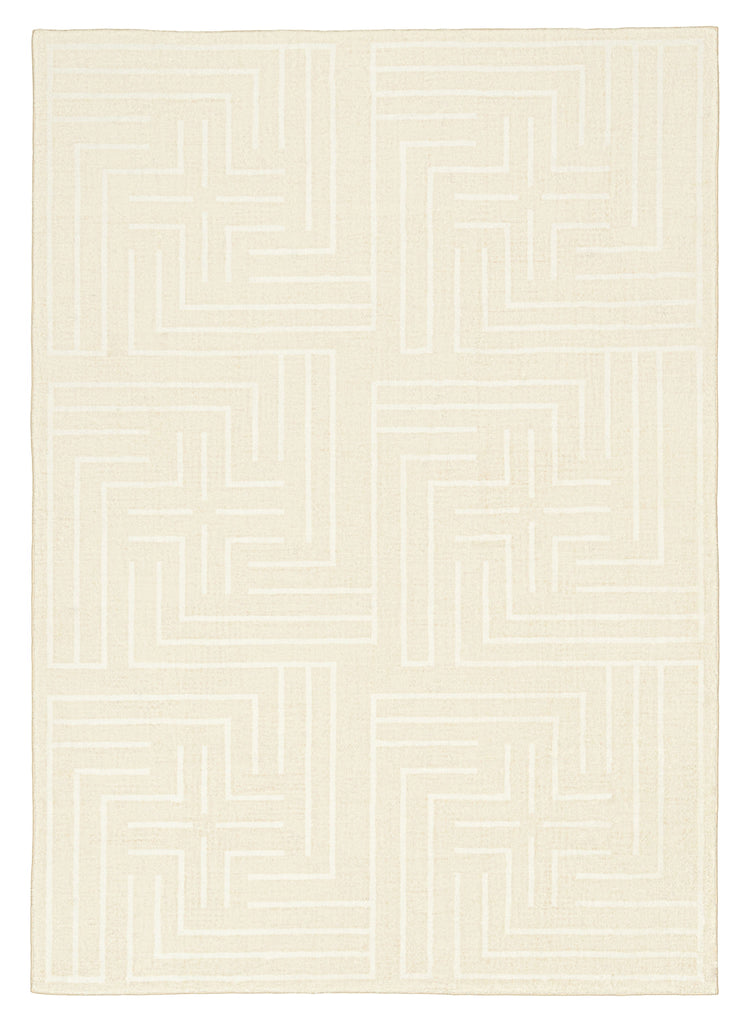 Kiana Cream Modern Washable Rug