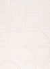 Kikko Geometric Cream Washable Wool Rug