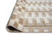 Krystal Brown and Ivory Geometric Flatweave Indoor Outdoor Rug